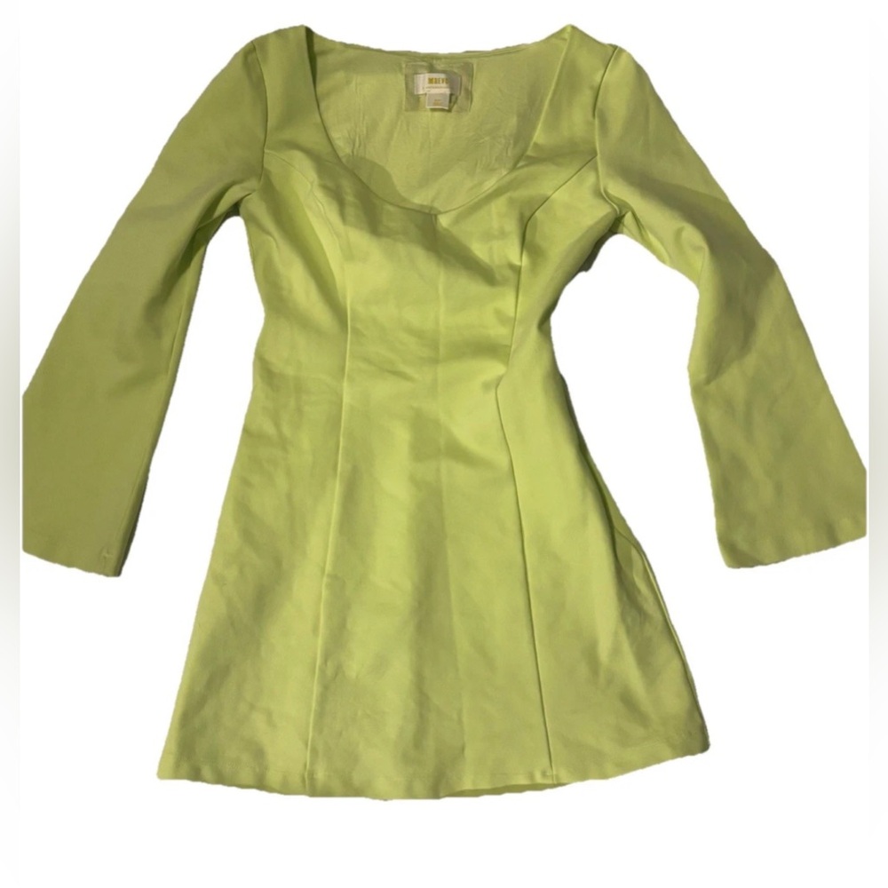 Maeve by Anthropologie Long Sleeve Mini Dress SzXS Stretchy Whimsical Sexy Fairy - Picture 2 of 10